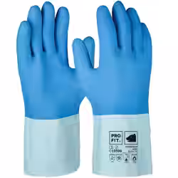 Fitzner Super Blue Latex-Chemikalienschutzhandschuh 6240-9