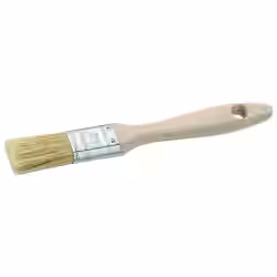 Flachpinsel mit Holzstiel