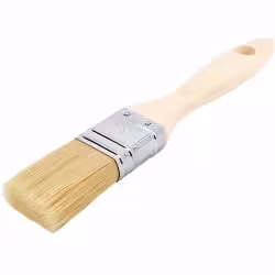 Flachpinsel mit Holzstiel