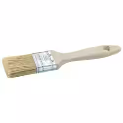 Flachpinsel mit Holzstiel