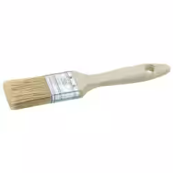 Flachpinsel mit Holzstiel