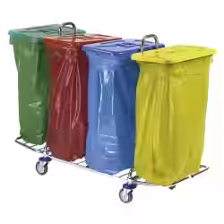 Floorstar Abfallsammelwagen Trennwagen 4 TW 4 m De.