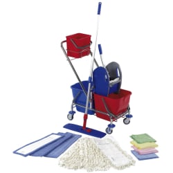 Floorstar Doppelfahrwagen Cleaning Kit L SOLID 2 x 17 l FCK L 50