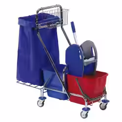Floorstar Doppelfahrwagen ausgestattet 2 x 17 l SOLID