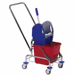 Floorstar Einfachfahrwagen 25 l mit Deichsel SOLID