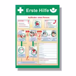 GRAMM medical Erste-Hilfe-Notfalltafel 300.000.13203