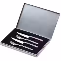 Giesser Steakbesteck mit Olivenholzgriffen 9750 o