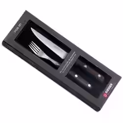 Giesser Steakbesteck mit Palisanderholzgriffen 97502