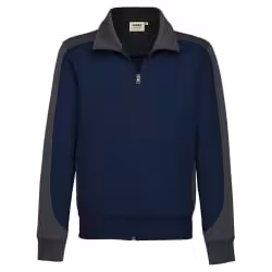 HAKRO Sweatjacke Contrast Performance