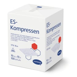 HARTMANN ES-Kompressen 10 x 10 cm EN 14079