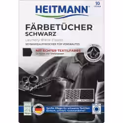 HEITMANN Färbetücher Schwarz 2551