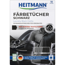 HEITMANN Färbetücher Schwarz 2551