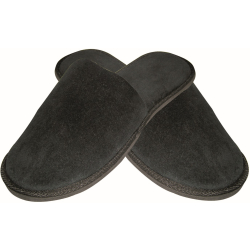 HYGOSTAR Black Deluxe Hotelslipper - geschlossen 55585