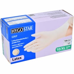 HYGOSTAR Latexhandschuhe Grip