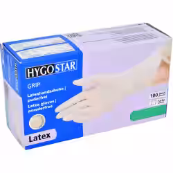 HYGOSTAR Latexhandschuhe Grip