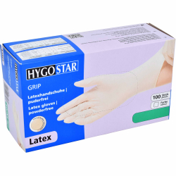 HYGOSTAR Latexhandschuhe Grip