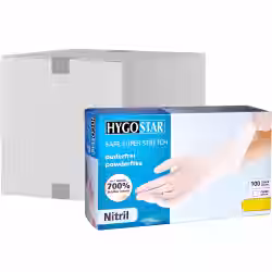 HYGOSTAR Nitrilhandschuh Safe Super Stretch