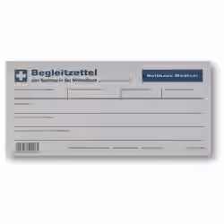 Holthaus Medical Begleitzettelblock