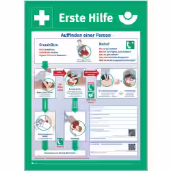 Holthaus Medical Tafel Anleitung zur Ersten Hilfe  50322
