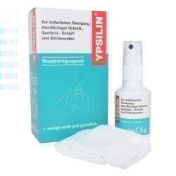 Holthaus Medical YPSILIN Wundreinigungsset Fluid und Tücher 35060