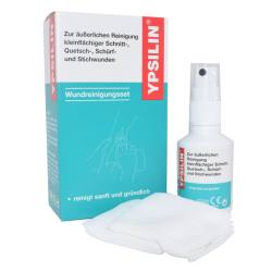 Holthaus Medical YPSILIN Wundreinigungsset Fluid und Tücher 35110