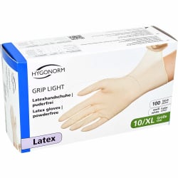 Hygonorm Latexhandschuhe Grip Light