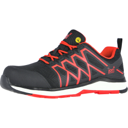 JORI Sicherheitshalbschuhe S1P JO_SWIFT BLACK-RED LOW 12061