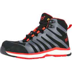 JORI Sicherheitshochschuhe S3 JO_RAPID BLACK-RED MID 16021