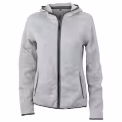 James & Nicholson Damen Strickfleece-Kapuzenjacke JN588 1 Stück