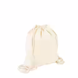 Jute statt Plastik Baumwolltasche Turnbeutel