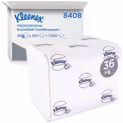 KLEENEX 200 Toilet Tissue für Einzelblattsystem  8408