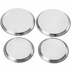 KRÜGER Herdabdeckplatten – 4er Set Edelstahl 517247