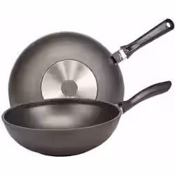 KRÜGER Leipzig Wok-Pfanne Aluguss