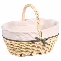 Kesper Einkaufskorb aus Weide