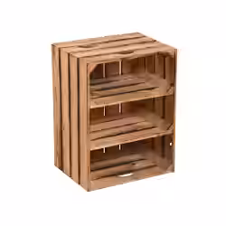Kesper Holzkisten Regal