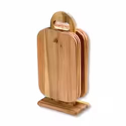 Kesper Holzständer mit Frühstücksbrettchen