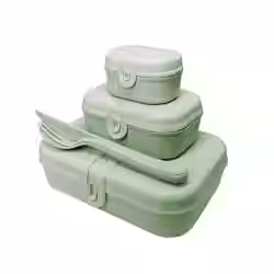 Koziol Lunchbox Set inkl. Besteck PASCAL READY