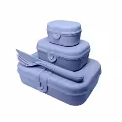 Koziol Lunchbox Set inkl. Besteck PASCAL READY