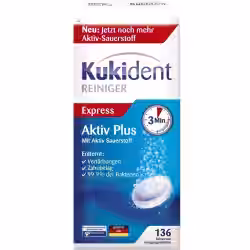 Kukident Aktiv Plus Reinigungstabletten  4002448025665