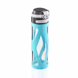 Leifheit Glas Flip Trinkflasche