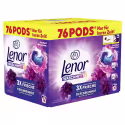 Lenor All in 1 PODS Colorwaschmittel Amethyst Blütentraum 8700216292283