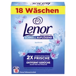 Lenor Vollwaschmittel Pulver Aprilfrisch 8700216823852