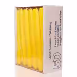 Leuchterkerze gelb AG-310
