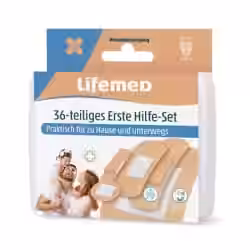 Lifemed 36 teiliges Erste-Hilfe Set