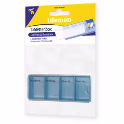 Lifemed Tablettenbox rechteckig