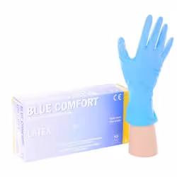 MED-COMFORT Blue Latexhandschuhe