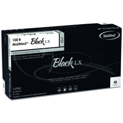 MaiMed - Black LX Einmalhandschuhe Latex 74447