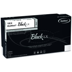 MaiMed - Black LX Einmalhandschuhe Latex 74448