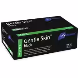 Meditrade Gentle Skin Black Latex Untersuchungshandschuh 1224L