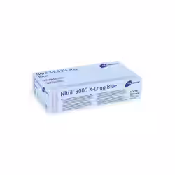 Meditrade Nitril 3000 x-long Blue Untersuchungshandschuh 1282M